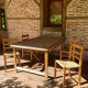 4 chaises paillées en pin vintage bois 1980 1990