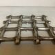 Silver-plated bamboo trivet