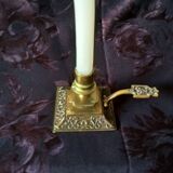 Pair of small Louis XV style gilt bronze wall sconces