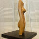 Stylised vintage female sculpture from the 1960s with organic shapes.