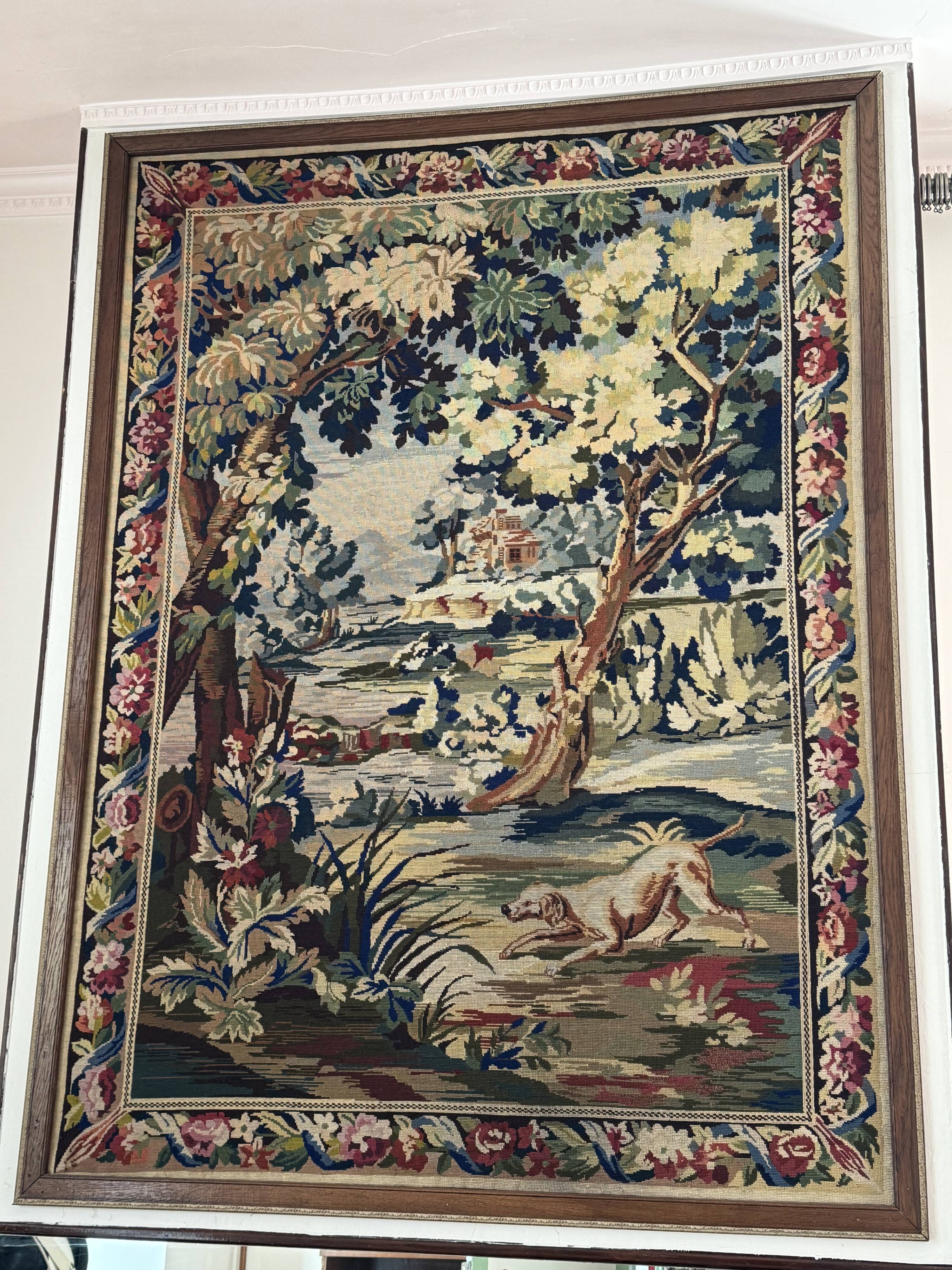 Tapestry in the Style of Aubusson Tapestries