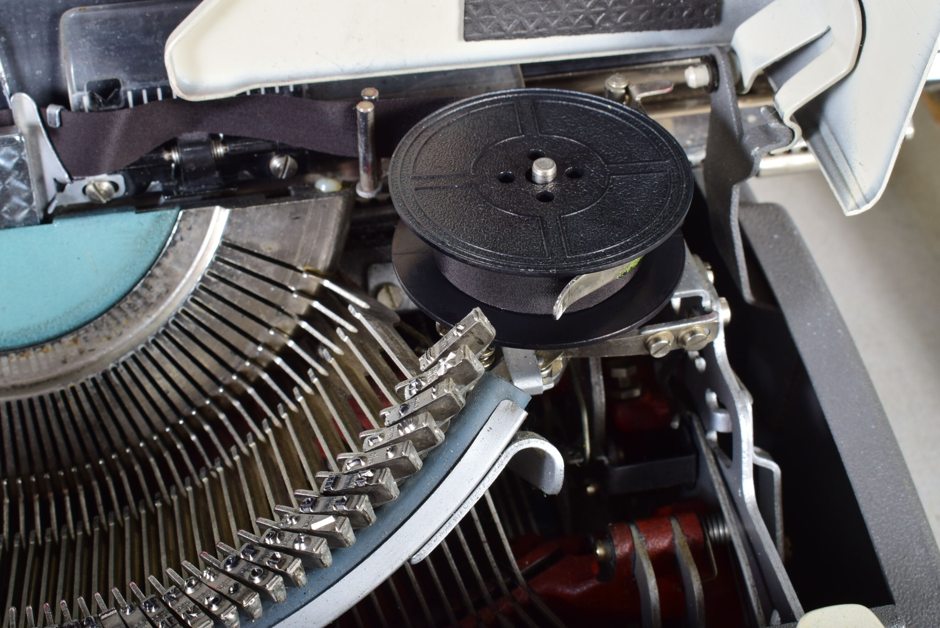 Olympia typewriter with suitcase