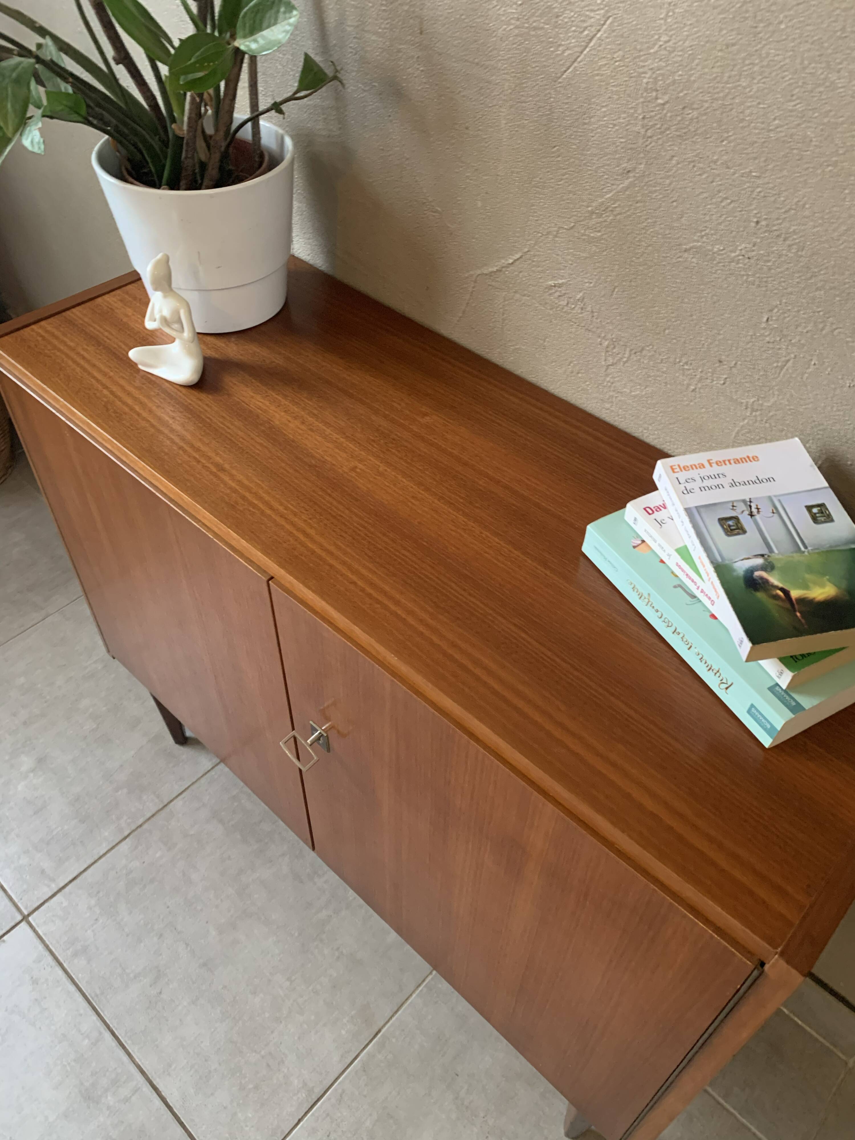 Vintage Scandinavian teak sideboard from the 1960s