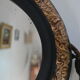 Black and gold art deco mirror
