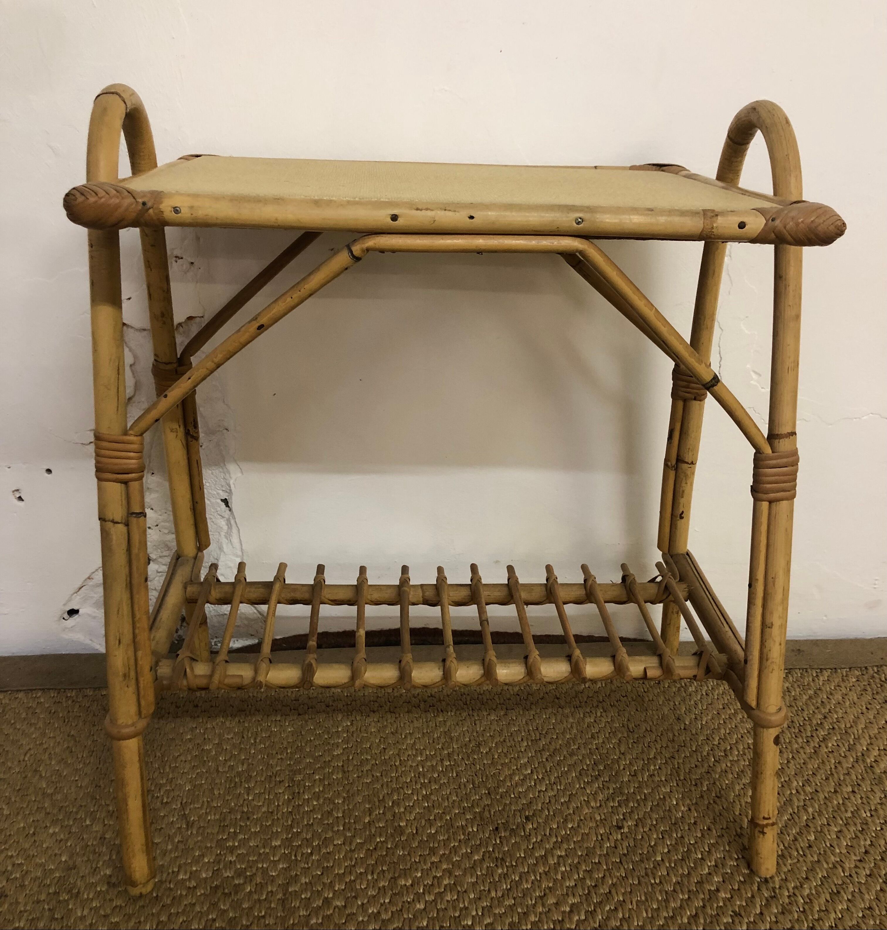 Rattan table