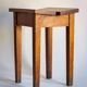 Wooden stool, reconstruction period, Anonymous craft work, 1950s