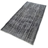 Vintage distressed turkish rug , 203 x 103 cm