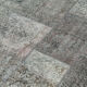 Handwoven Oriental Overdyed 170 cm x 240 cm Grey Patchwork Carpet