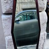 Specchio vintage in palissandro, anni '60