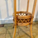 Rattan saddle