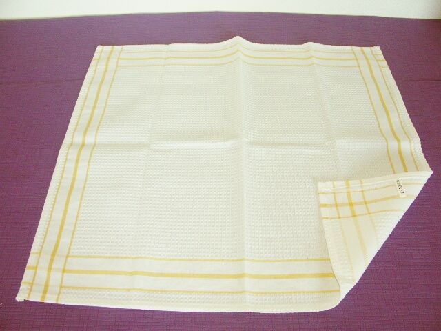 Lot 3 tea towels weaving vintage honeycomb