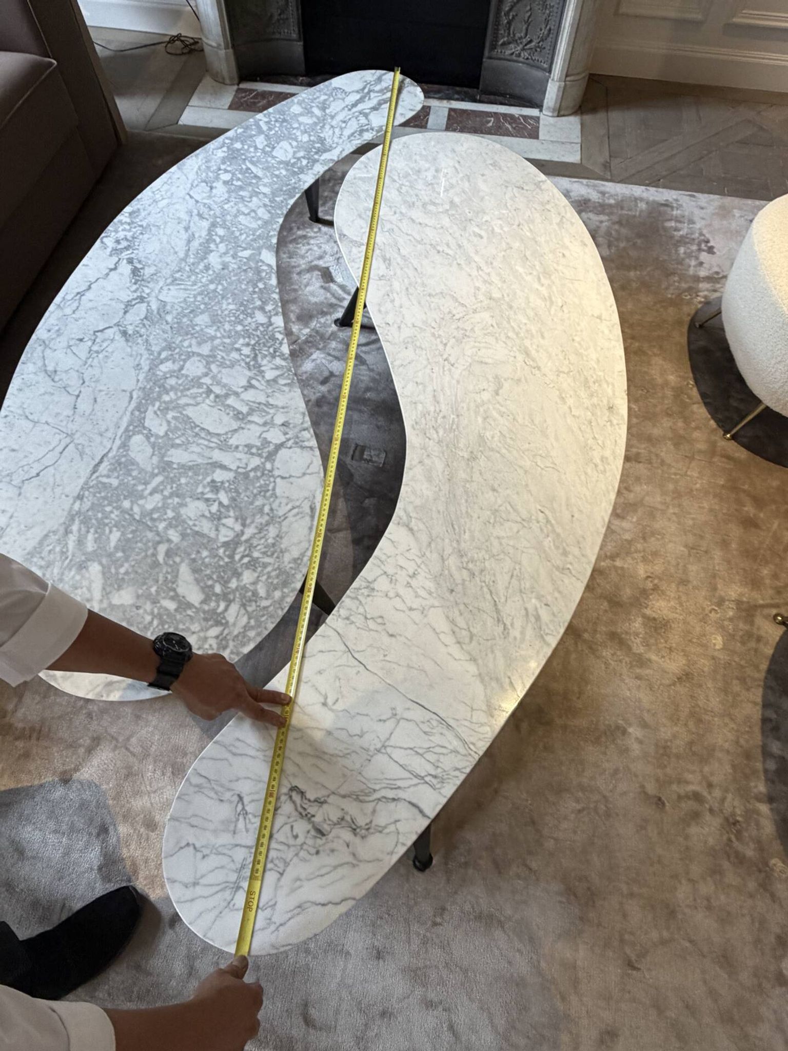 Marble coffee tables
