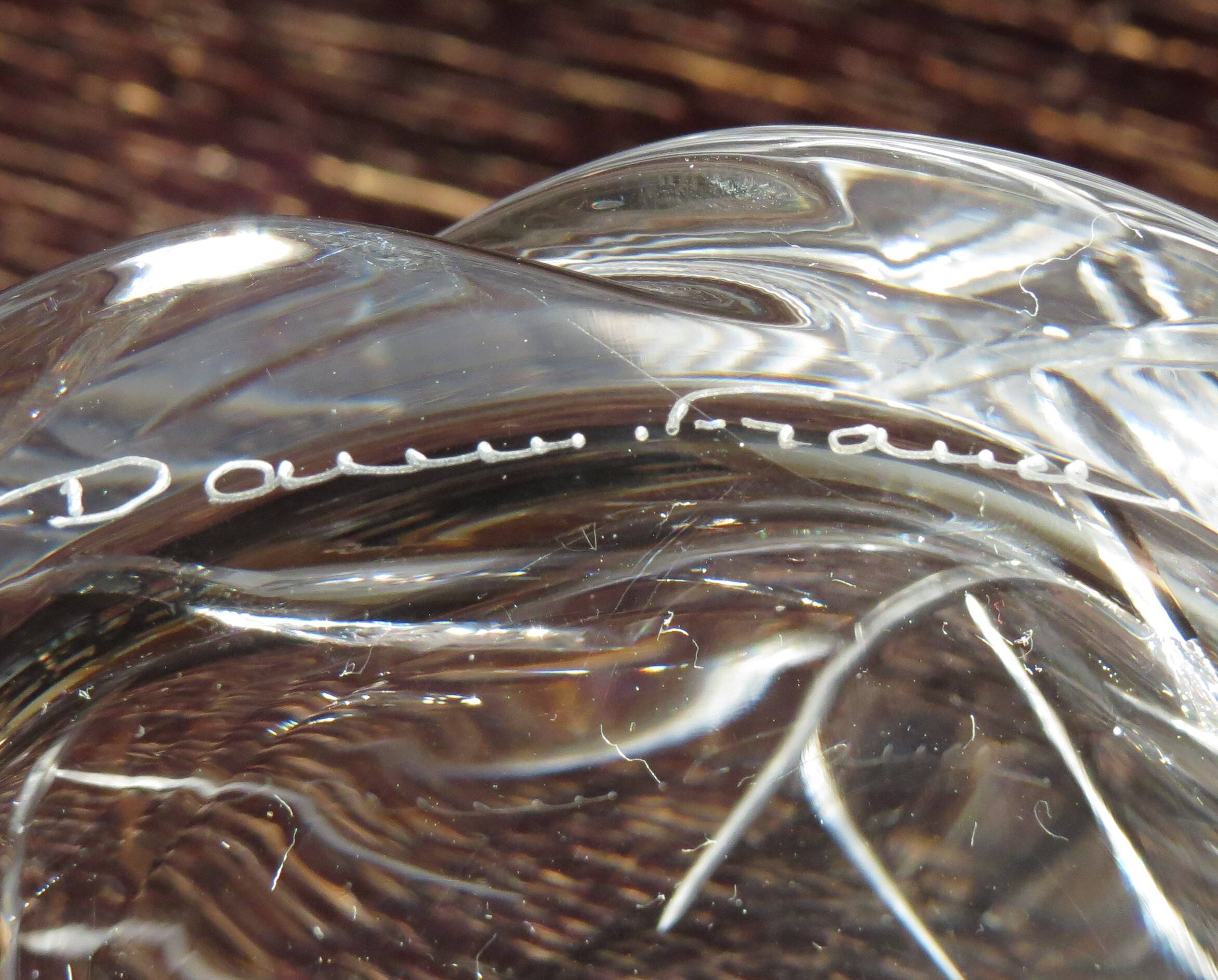 Daum crystal whiskey glasses