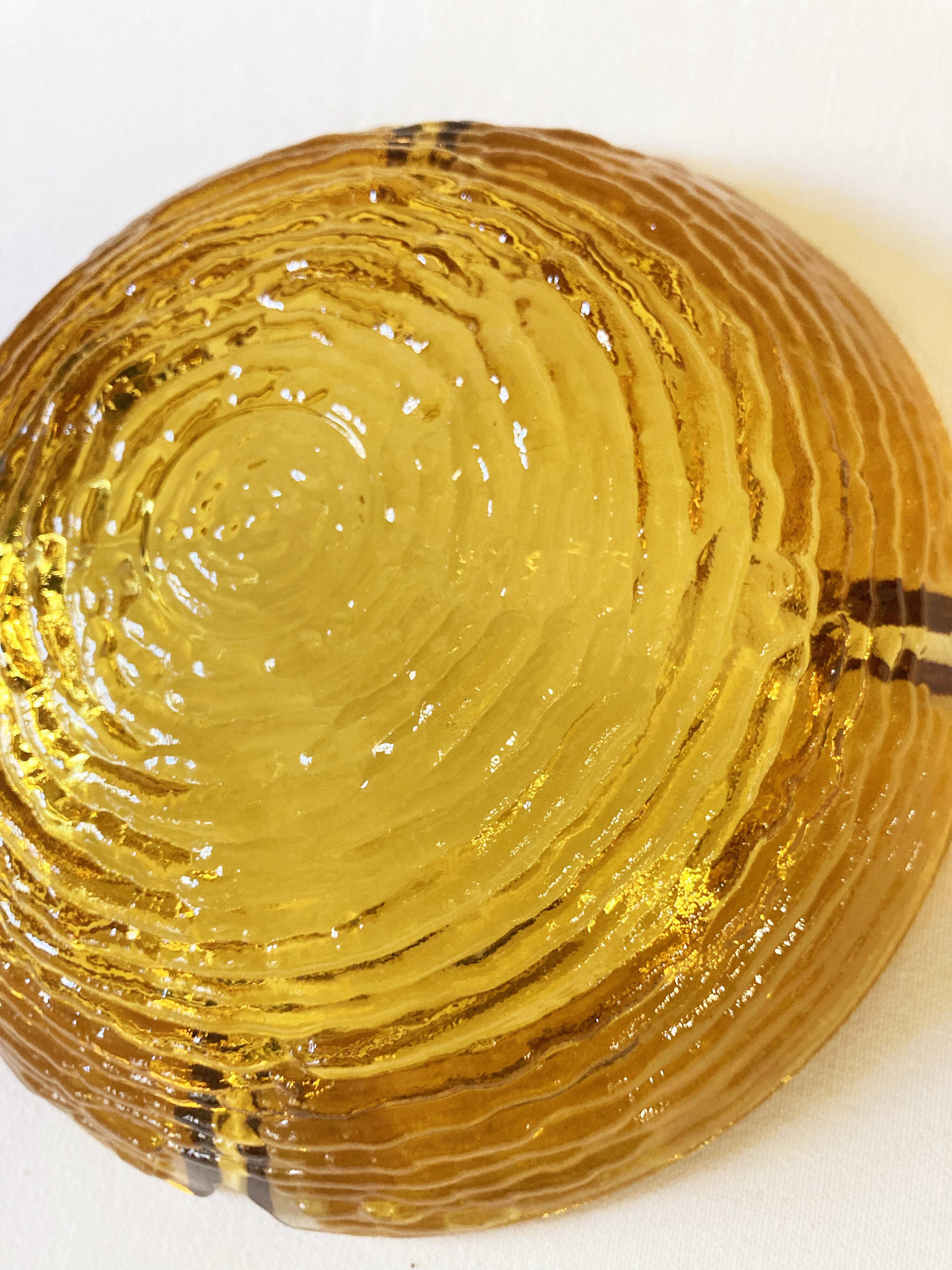 Lido Soreno Amber Glass Ashtray for Anchor Hoking
