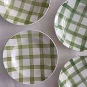 Set of 6 deep plates Moulin des Loups, Tablecloth