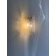 Contemporary Hammered Strips ”Listelli” Murano Glass Wall Sconce