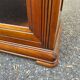 Display cabinet in solid cherry wood Louis Philippe style, 1980s - 108x35x140cm