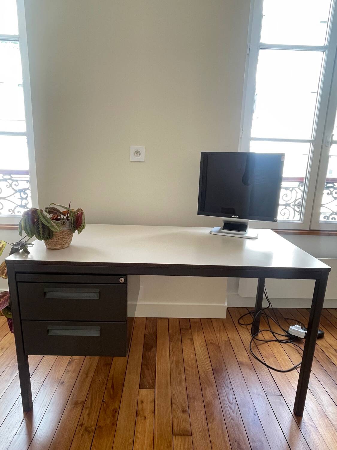 Industrial Desk in Formica Van Blerk