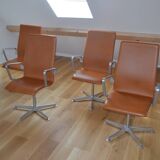 Set of 4 OXFORD chairs by the brand Fritz Hansen