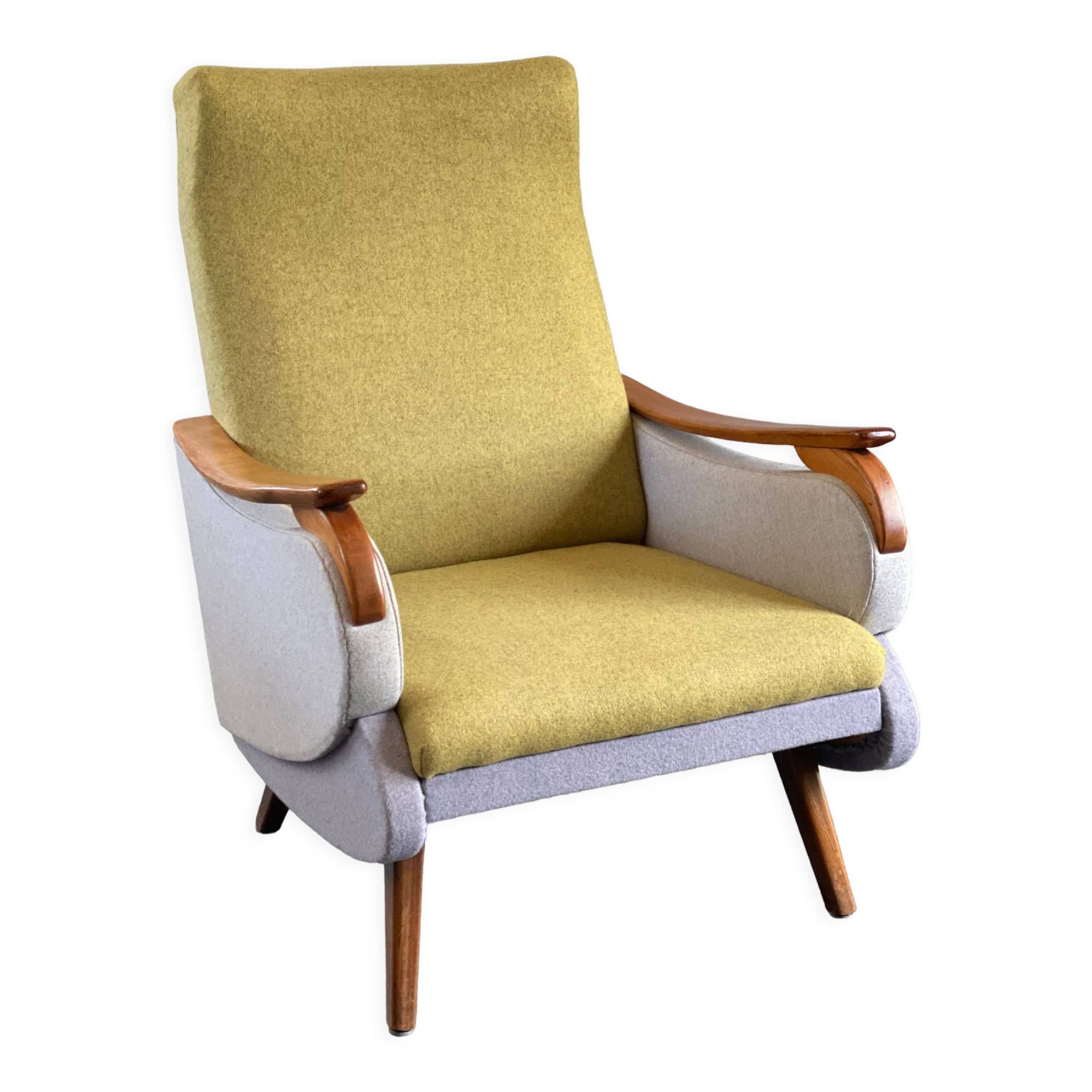 Chaise longue suédoise vintage 3 couleurs