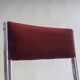 70s tubular chrome dining chair