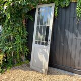 Wood and steel workshop door