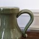 Glazed ceramic pitcher