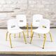 4 chaises d'école maternelle PROINCO années 70
