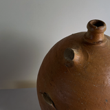 Rounded terracotta jar