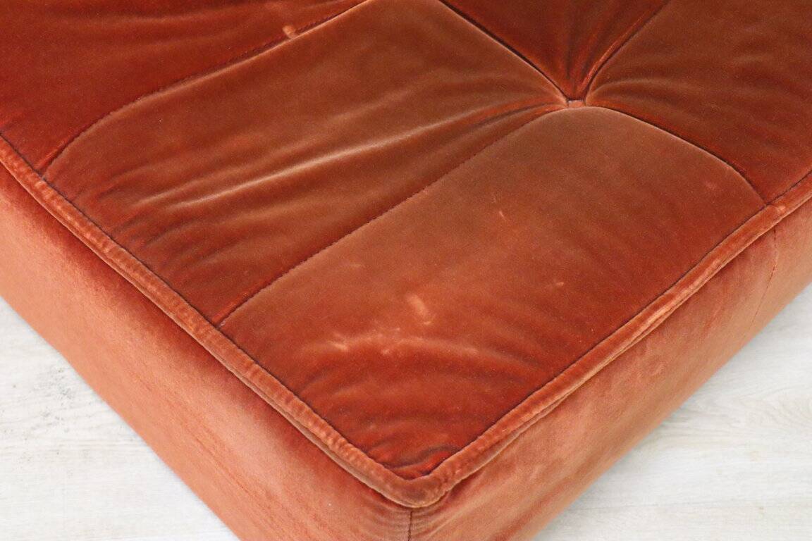 Vintage velvet armchair, 1970