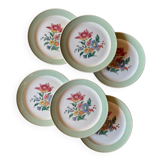 Assiettes fleuries Villeroy&Boch