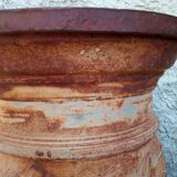 Colonne de jardin piédestal fonte de fer XIXème