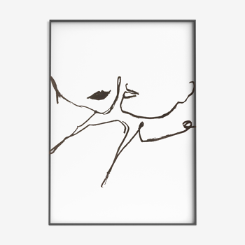 The kiss n°1- 30 x 42 cm
