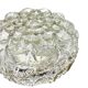 Crystal Ceiling Lamp, Wall Lamp RZB 32310 Floral Motif / Ice Glass, Germany
