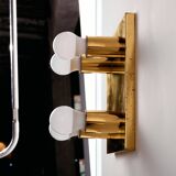 Brass wall lamp