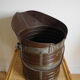 Seau lait décalitre mesure déco old milk bucket