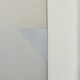 Vintage corner wall light in white lacquered metal, France 1970