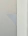 Vintage corner wall light in white lacquered metal, France 1970