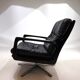 Fauteuil en cuir Eugen Schmidt pour Soloform, 1960