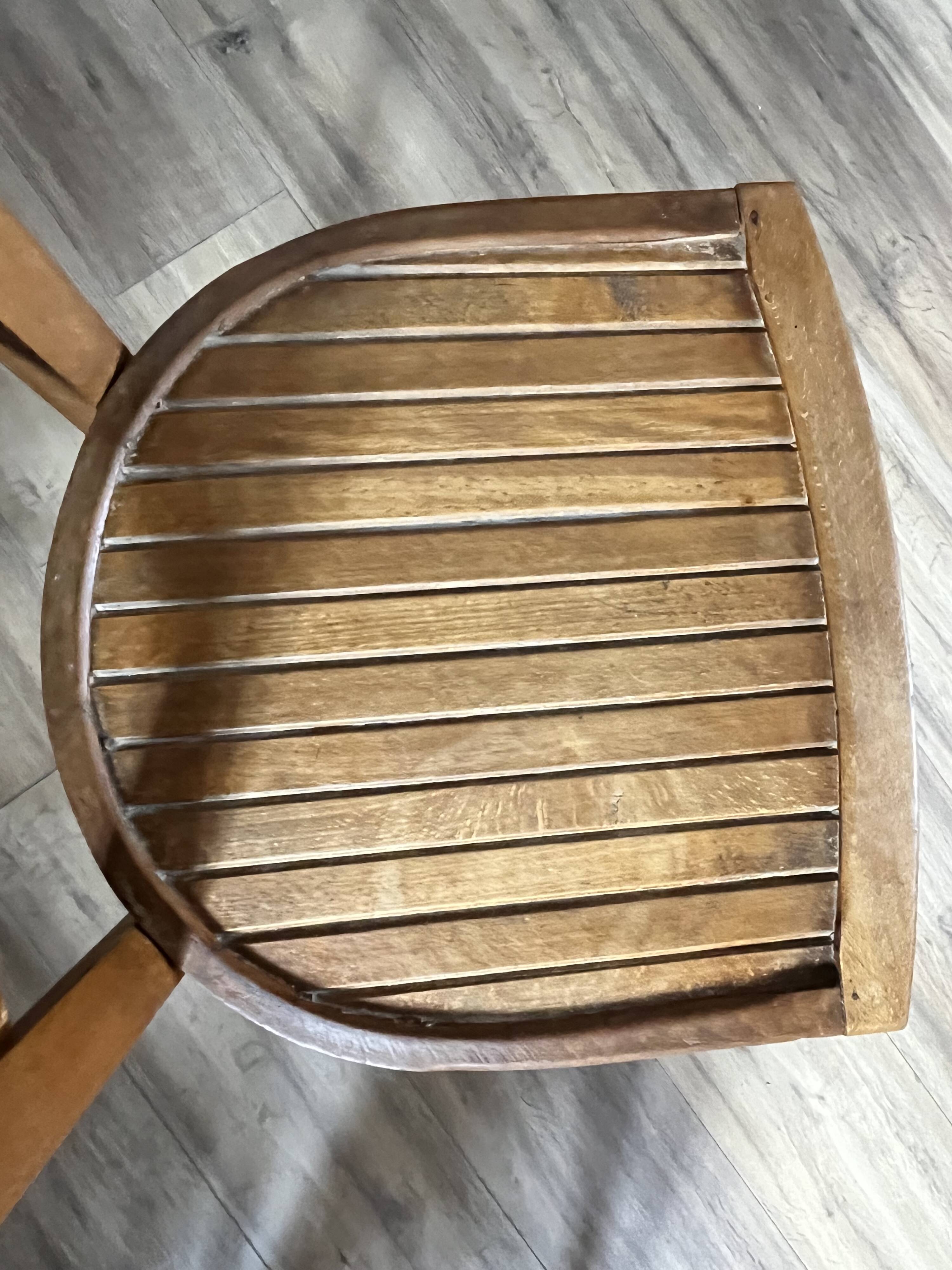 Set of 4 mismatched chairs