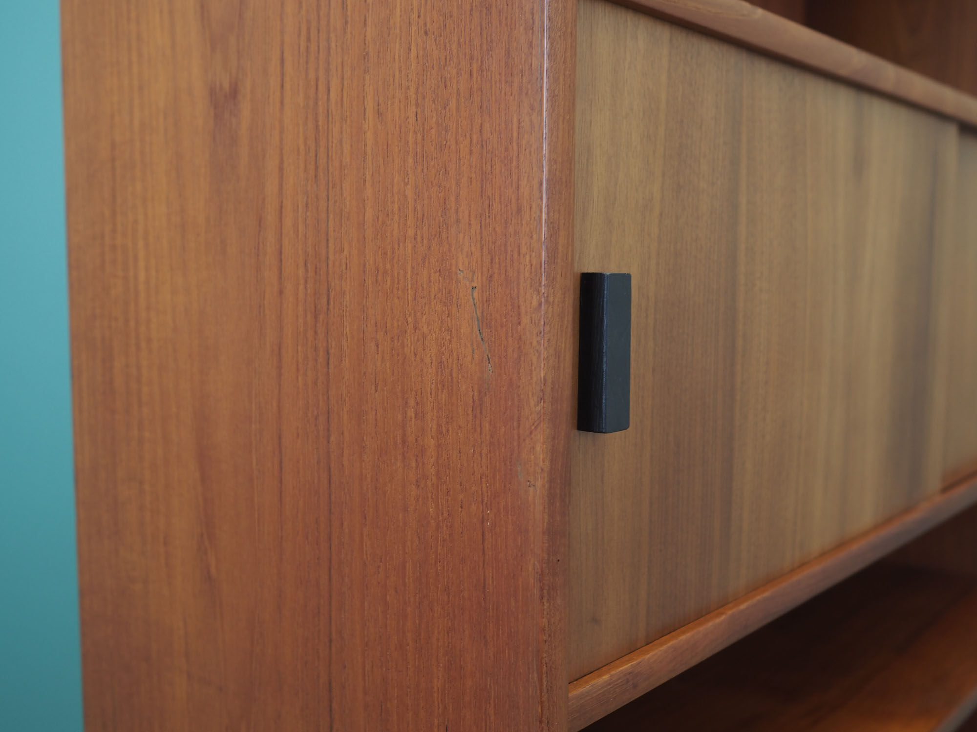 Teak bookcase, Danish design, 1970s, production: Denmark