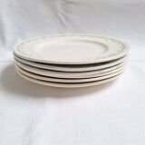 Assiettes à dessert Longwy et Lunéville