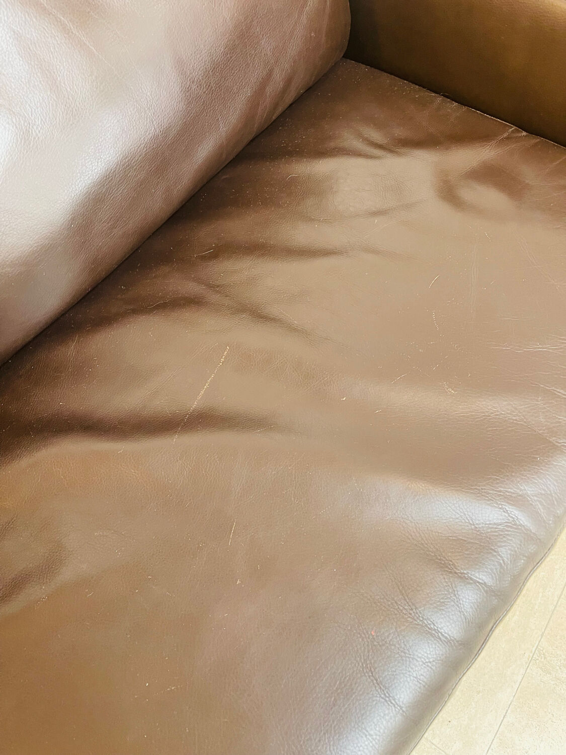 "Bahia" canapé BoConcept brown leather, 2016