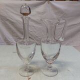 Saint Louis Crystal Wine Carafe and Water Jug Set
