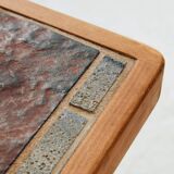 Teak and ceramic coffee table by Britt Sallingboe, Set of 2