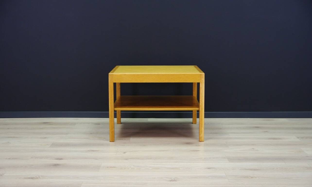 Ash coffee table, Danish design, 1960s, designer: Hans J. Wagner, manufactu