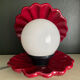 Lampe veilleuse coquillage perle vintage