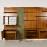 Système mural modulable teck scandinave années 60'