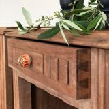 Pair of antique bedside tables