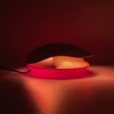 Space age orange lamp oyster by gamma3, 70s